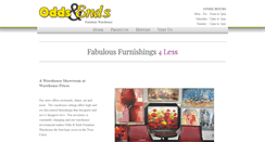 Desktop Screenshot of oddsandendsfurniture.com